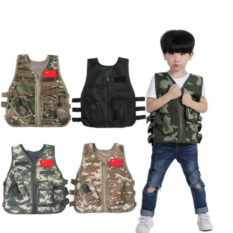 Outdoor Hunting Games For Kids - Kinderen Camouflage Tactisch Vest Zomer Buiten