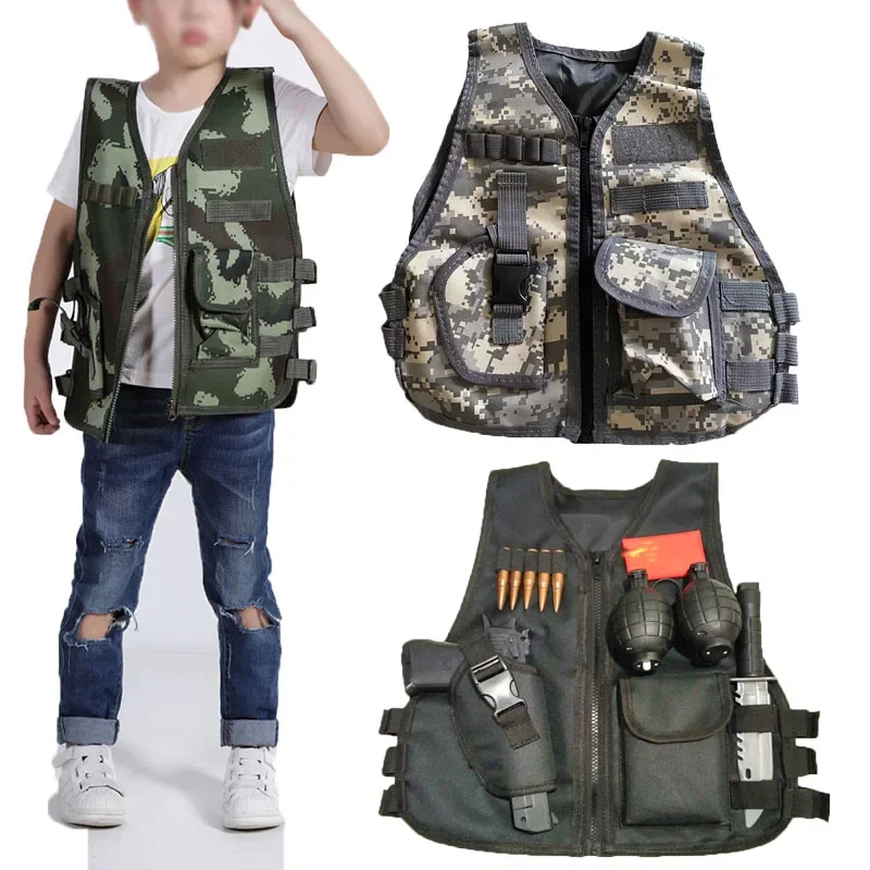 Outdoor Hunting Games For Kids - Fans Outdoor Kinderen Vest Tactische Jongen