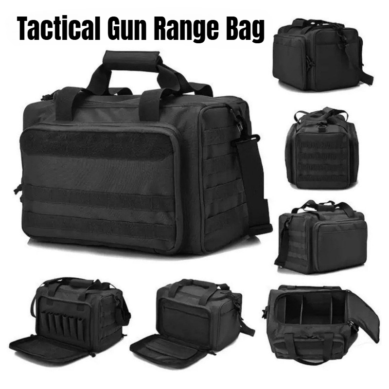Outdoor Hunting Range - Tactische geweertas Molle-systeem Pistoolkoffer Opbergtas Outdoor