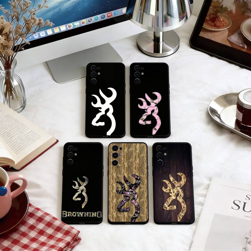 Hunting Quotes - Hertenjacht Camo Telefoonhoesje voor Samsung S25,
