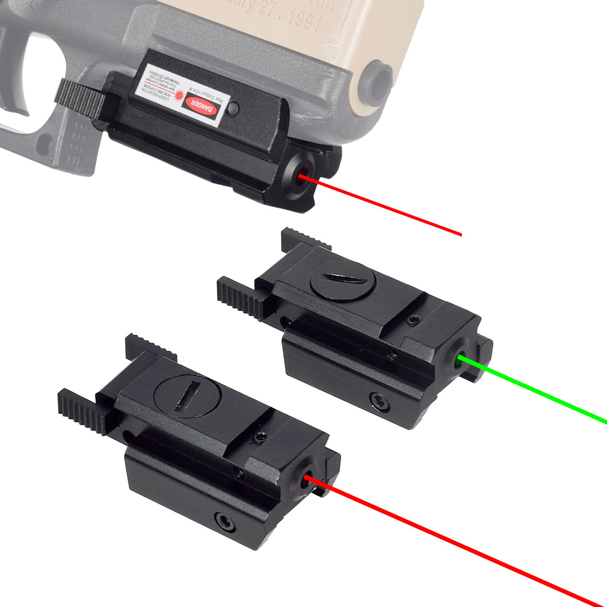 Outdoor Hunting Range - Tactische Rood Groen Dot Laser Sight
