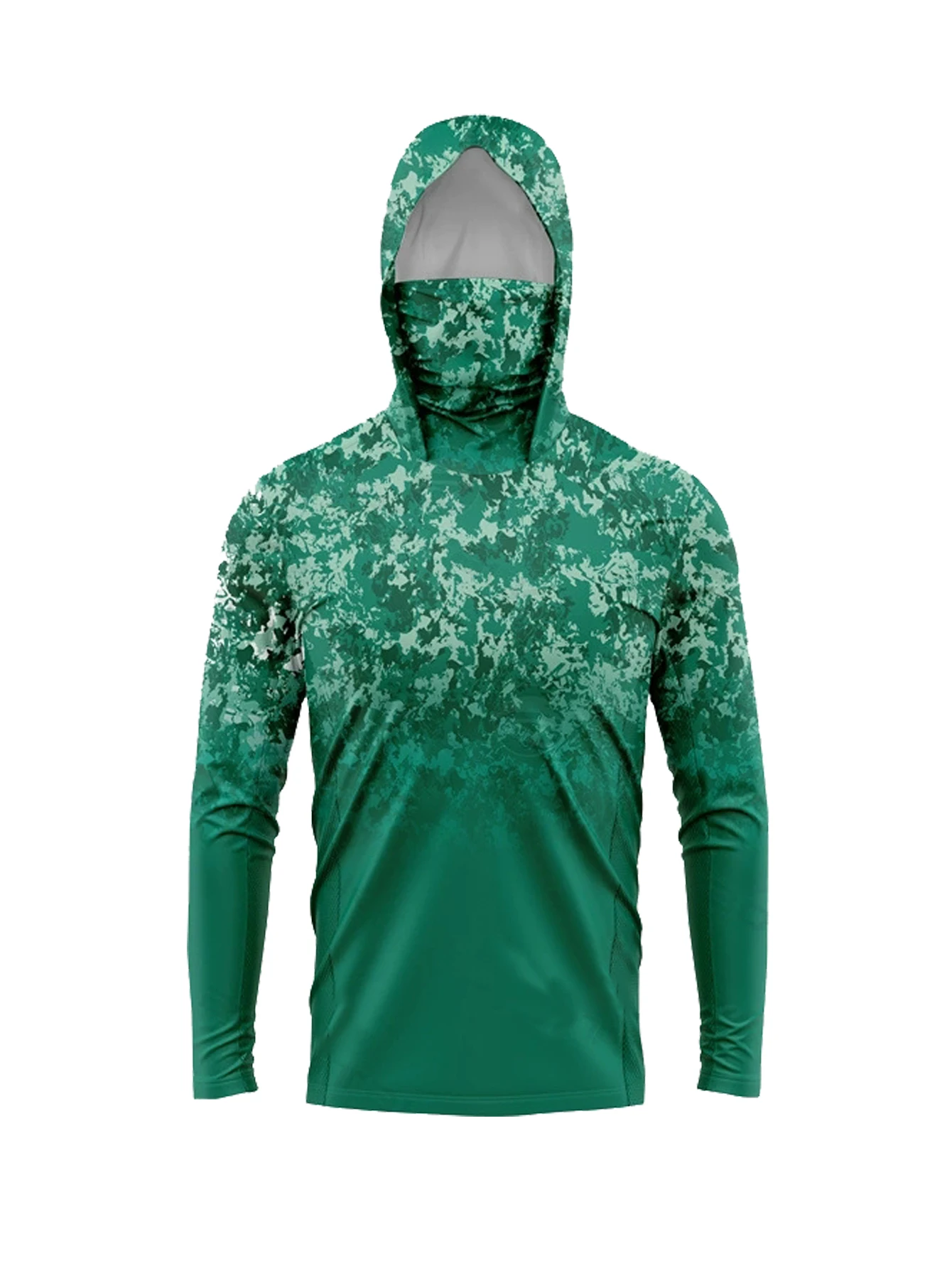 Hunting & Outdoor Supplies Vanderbijlpark - Heren UPF50+ Zonbeschermende Vissershirt met Gezichtsmasker