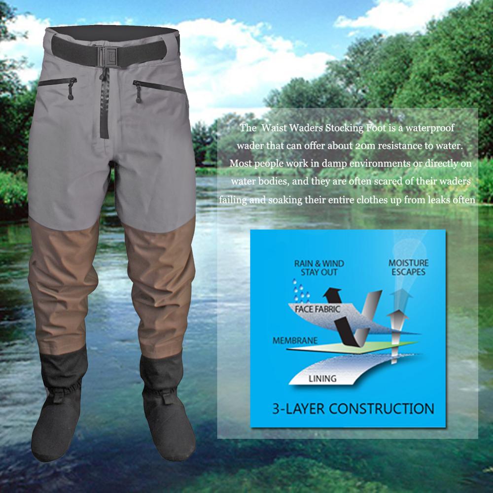 Ademend, waterdicht, hoge tail - Fishing Waders Breathable recensie en prijs