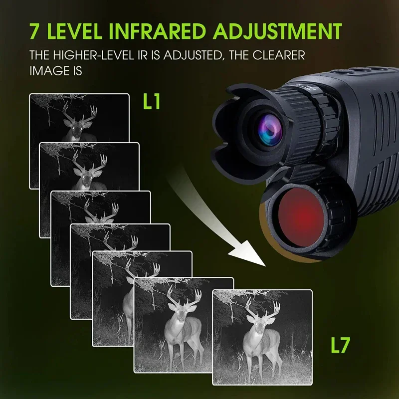 1080P HD monoculair nachtzicht - Outdoor Hunting Range recensie en prijs
