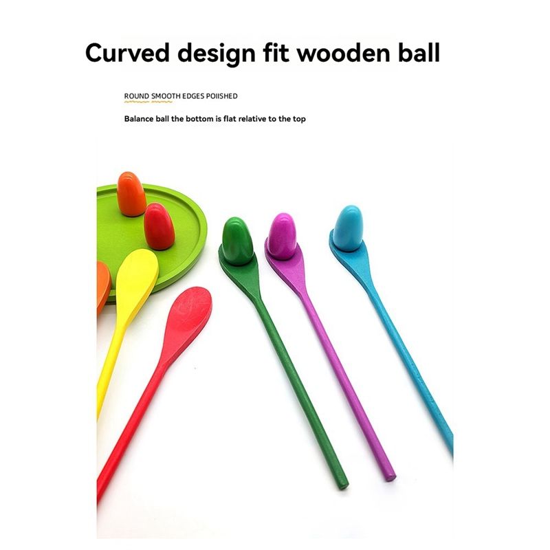 Houten eierlepel-race spelsets - Outdoor Hunting Games For Kids recensie en prijs