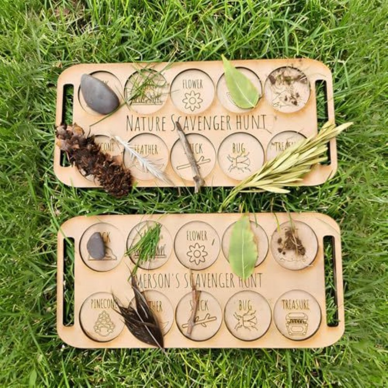 Draagbaar houten insectenzoekb - Outdoor Hunting Games For Kids recensie en prijs
