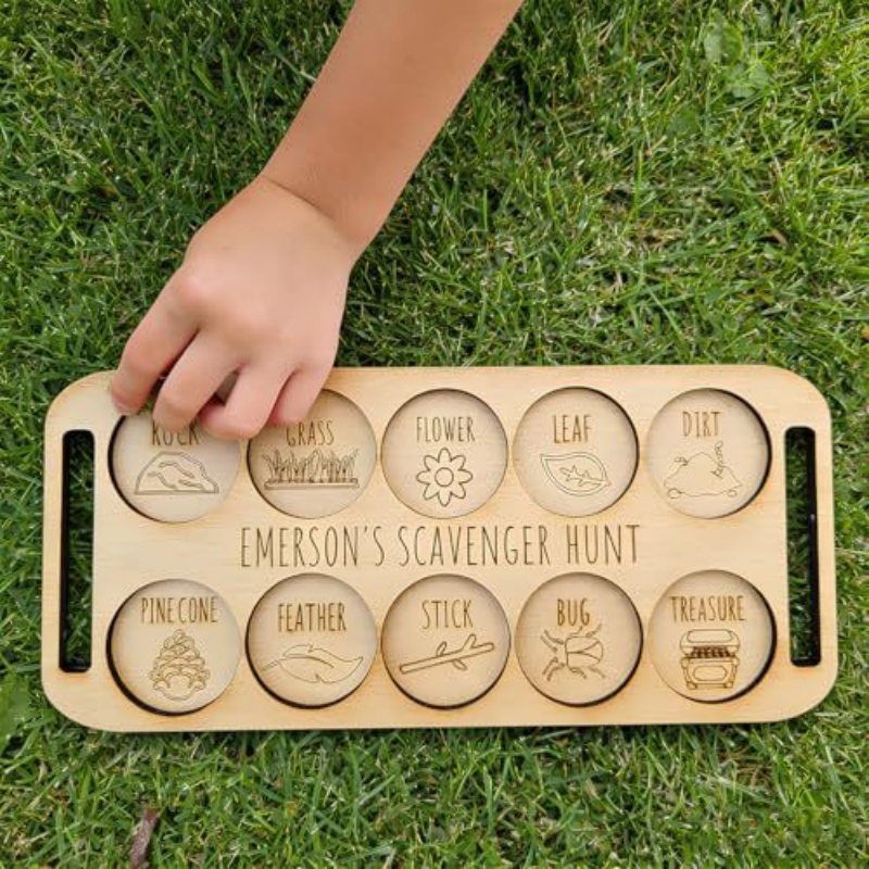 Draagbaar houten insectenzoekb - Outdoor Hunting Games For Kids recensie en prijs