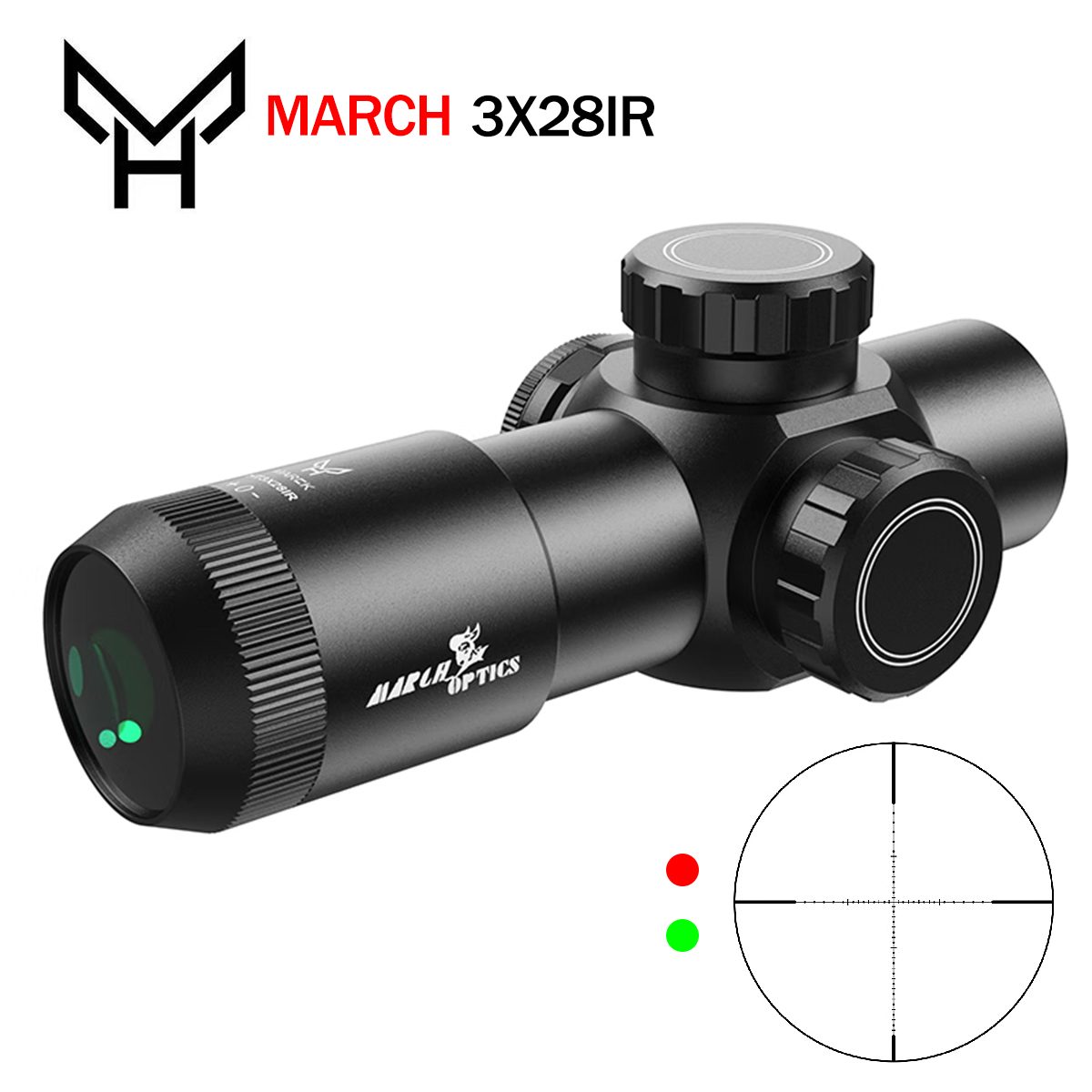 Tactische HT 3X28IR Optics Sco - Outdoor Hunting Range recensie en prijs
