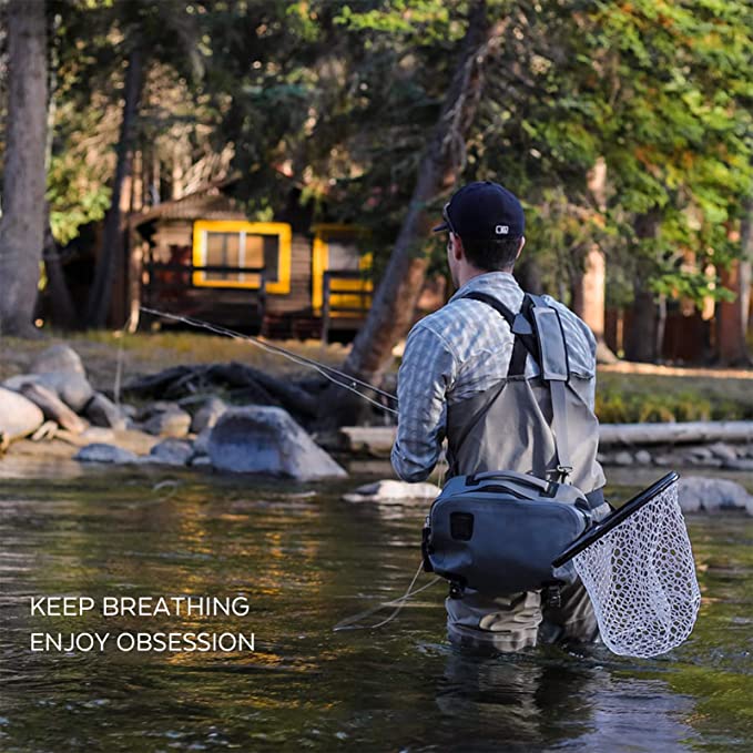 Vliegvisbroeken voor heren, dr - Fishing Waders Breathable recensie en prijs