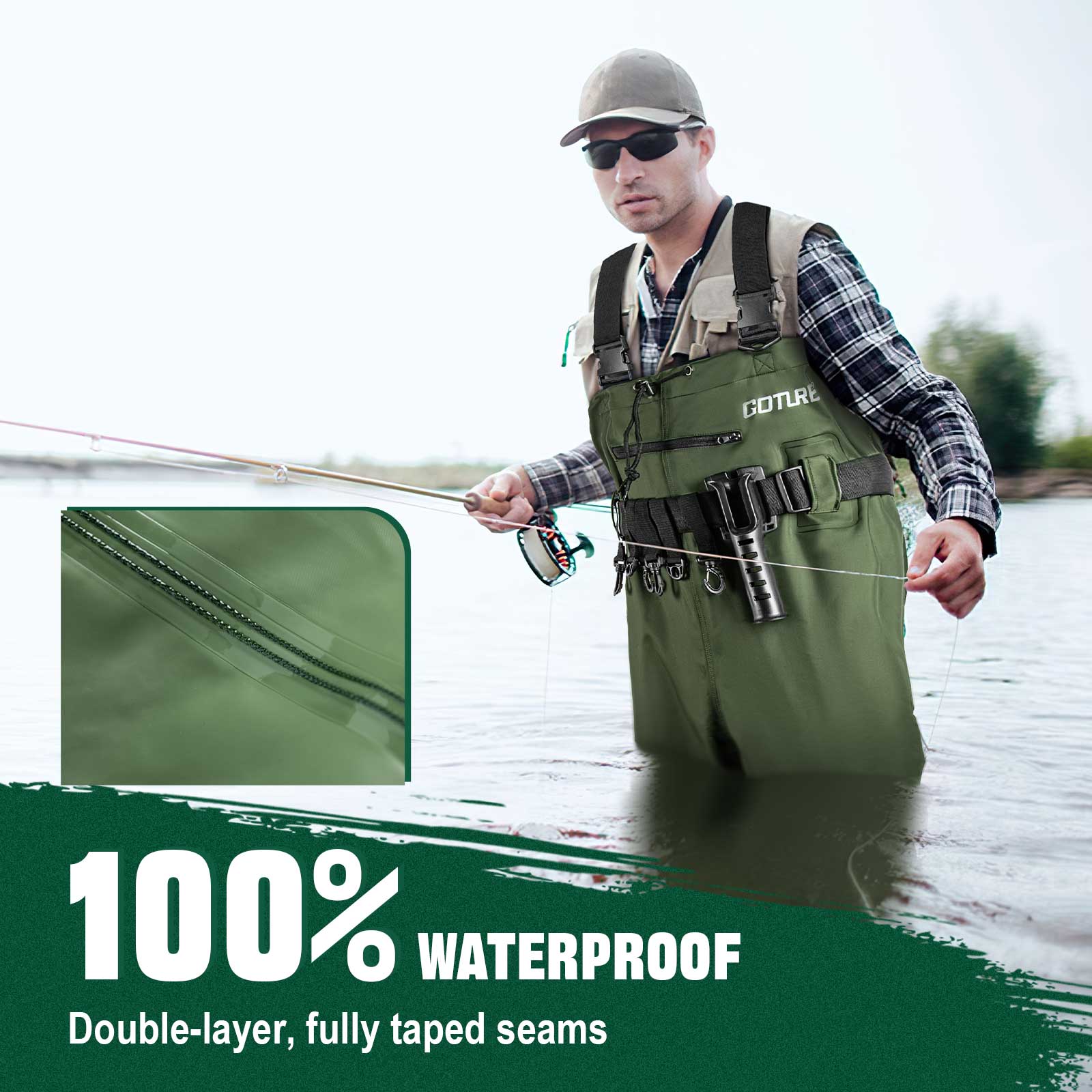 Goture outdoor waterdichte boo - Fishing Waders Breathable recensie en prijs
