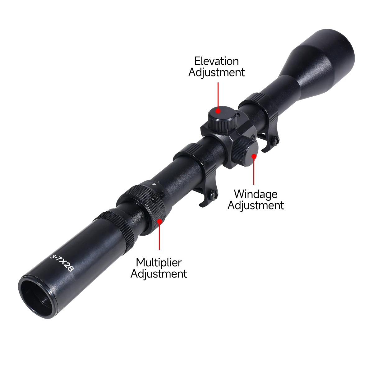 4x20/4x28/3-7x20/3-7x28 Optics - Outdoor Hunting Range recensie en prijs