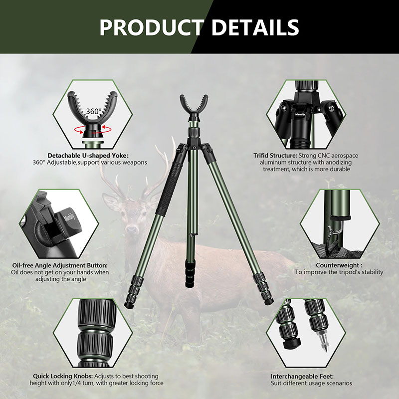 Manbily MA-284GL met U-3 zadel - Outdoor Hunting Videos recensie en prijs