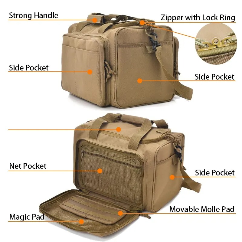 Gun Range opbergtas met MOLLE- - Outdoor Hunting Range recensie en prijs