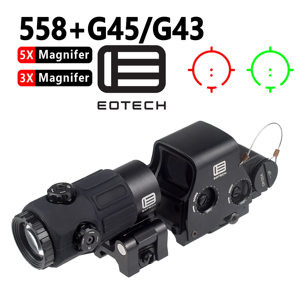 EOTECH G43 G33 G45 3X 5X Vergr - Outdoor Hunting Range recensie en prijs