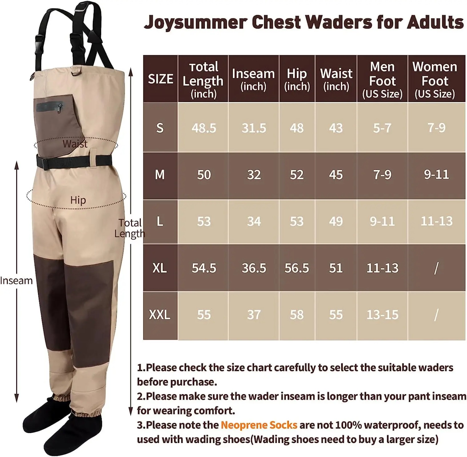 Goture 3-laags ademende waterd - Fishing Waders Breathable recensie en prijs