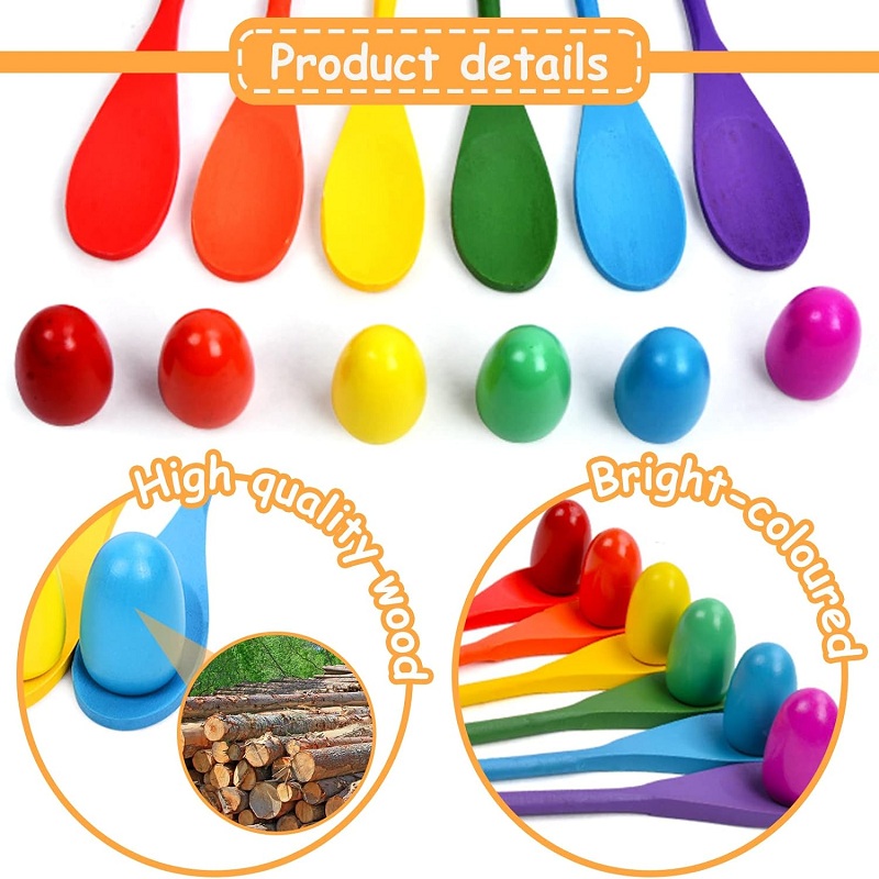 6 Stuks Houten Eierlepel Races - Outdoor Hunting Games For Kids recensie en prijs