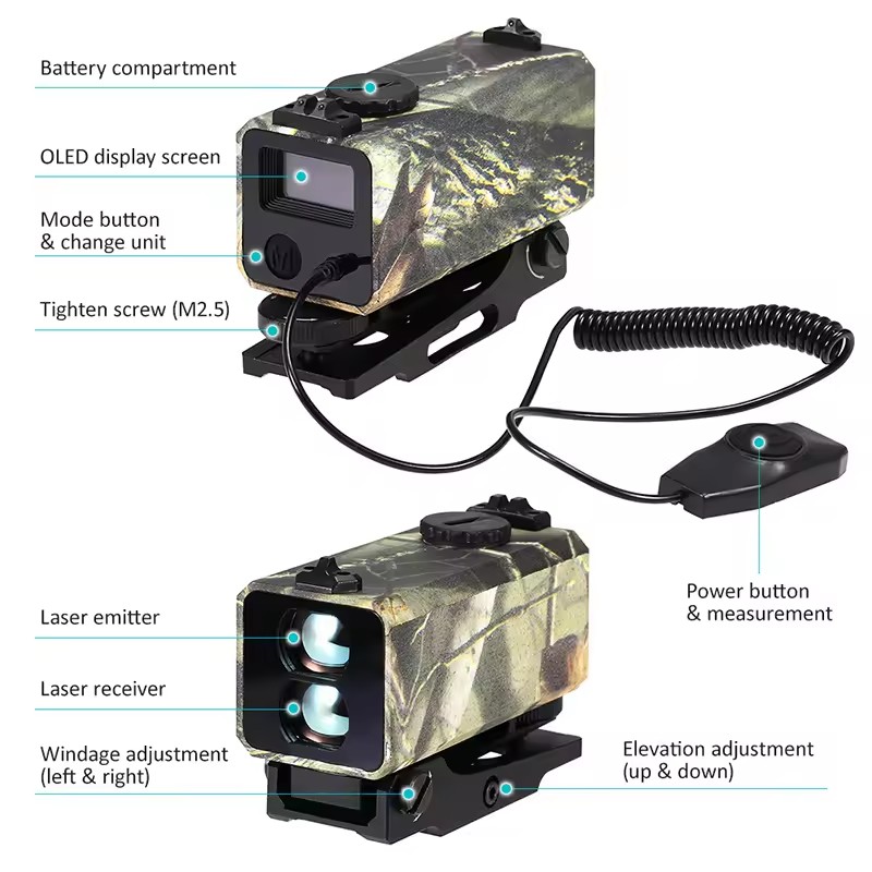 Mini-laser automatische afstan - Outdoor Hunting Range recensie en prijs