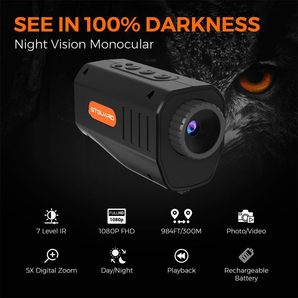 GTGUARD N3 Nachtzicht Monocula - Outdoor Hunting Videos recensie en prijs