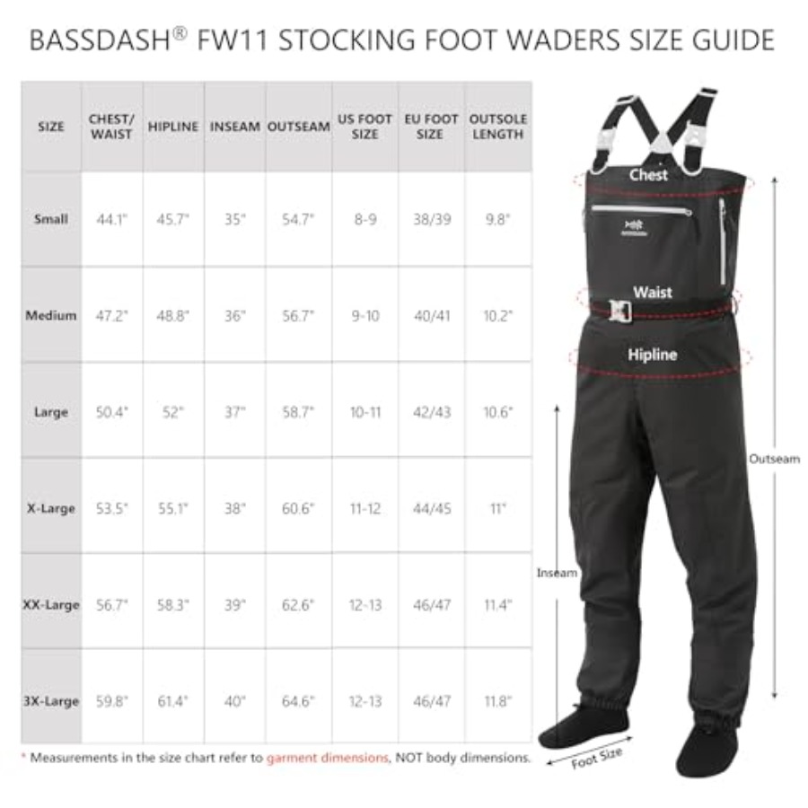 Vliegvis- en jachtbroek, licht - Fishing Waders Breathable recensie en prijs